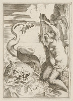 Lodovico Carracci – Žena a morská obluda 