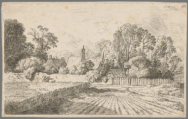 Christian Wilhelm Ernst Dietrich – Na kraji dediny 