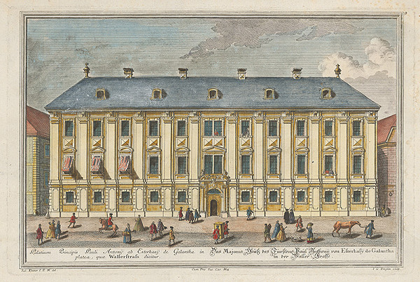 Salomon Kleiner, Johann Georg Ringle – Sídlo kniežaťa Esterházyho 