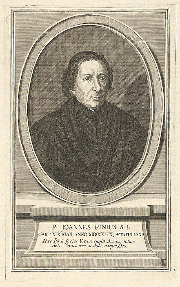 Stredoeurópsky autor z 2. polovice 18. storočia – Portrét Joannesa Piniusa 