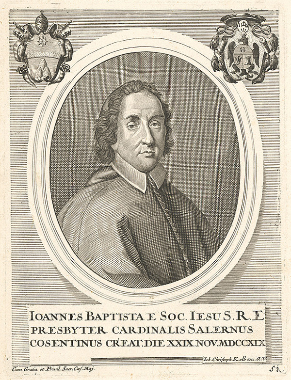 Nemecký grafik z 18. storočia – Portrét kardinála Salernusa 