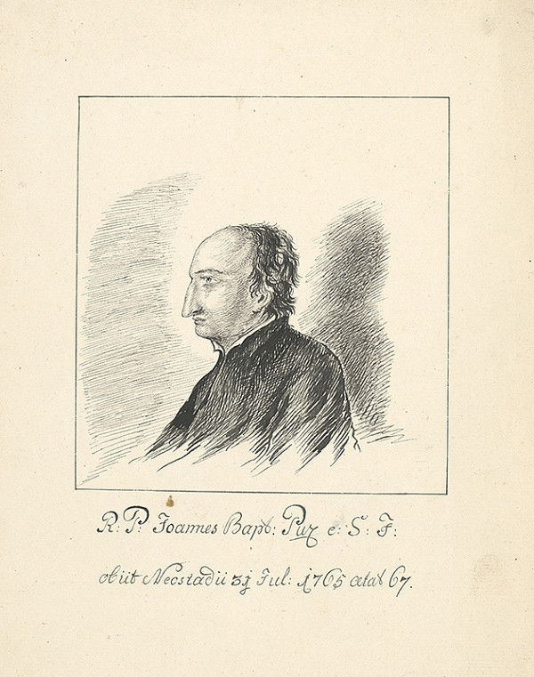 Nemecký grafik z 19. storočia – Portrét muža 