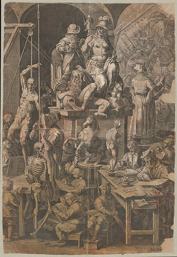 Cornelis Cort, Jan van der Straet – V ateliéri 