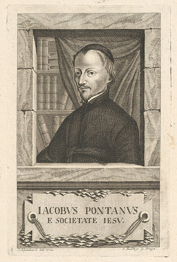 Jan Jiří Balzer, Johann Kleinhard – Portrét Jacoba Pontana 