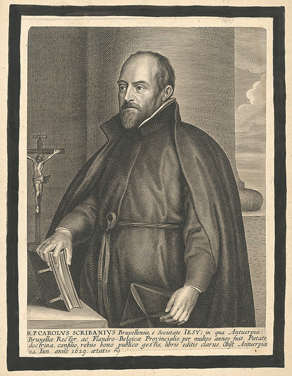 Taliansky grafik z prelomu 17. - 18. storočia – Portrét Carolusa Scribaniusa 