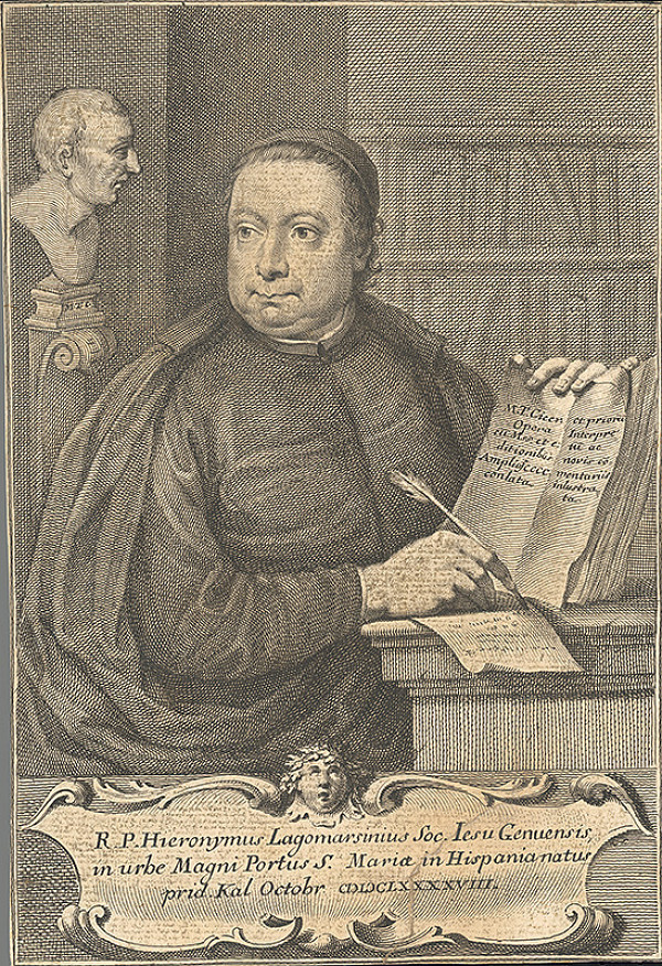 Stredoeurópsky grafik z 18. storočia – Portrét Hieronyma Lagomarsinia 