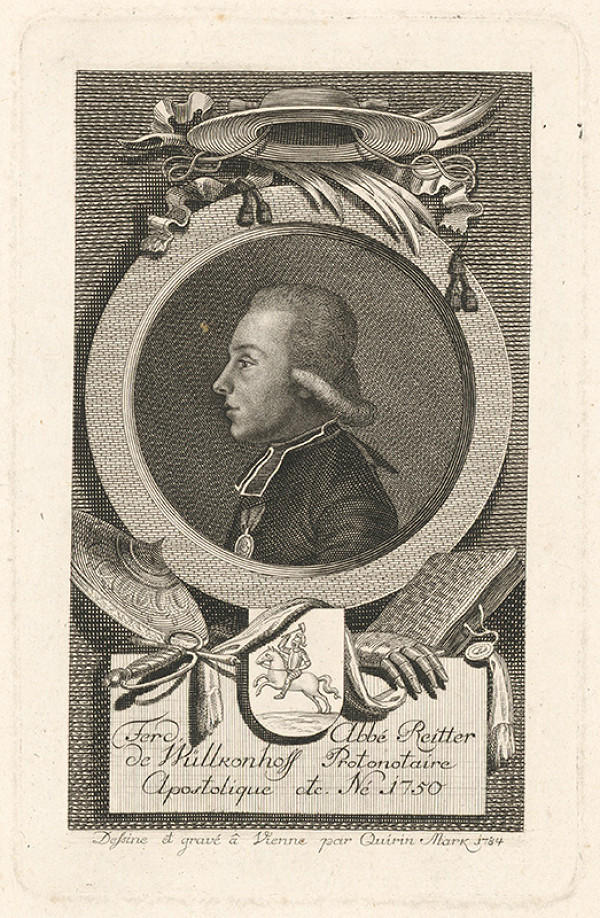 Quirin Marck – Portrét Abbého Reitter de Wüllkonhkof 