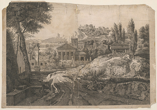 Stredoeurópsky grafik z 18. storočia – Staré antické mesto 