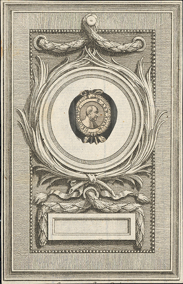 Stredoeurópsky grafik z 18. storočia – Portrét B. Abrahama Georgia 
