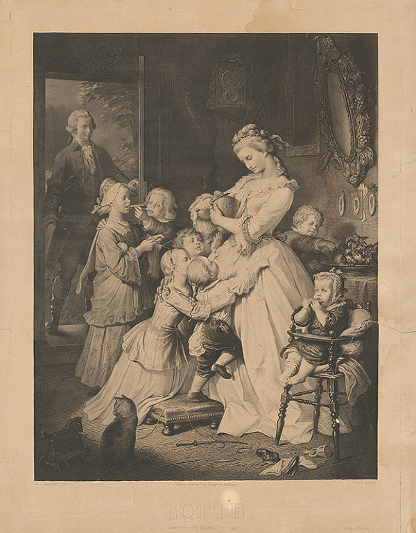 Carl Preisel, Wilhelm von Kaulbach – Lotte 