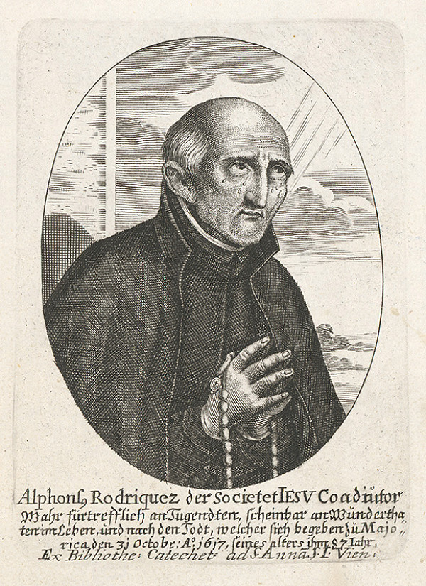 Stredoeurópsky grafik z 18. storočia – Portrét Alfonza Rodrigueza 