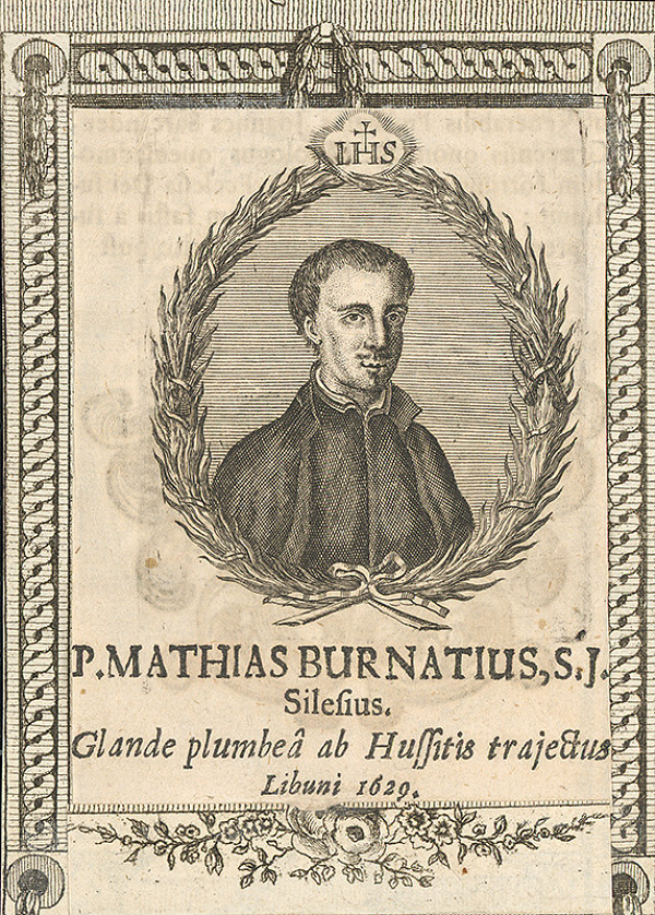 Stredoeurópsky grafik zo 17. storočia – Portrét P.Mathiasa Burnatiusa 