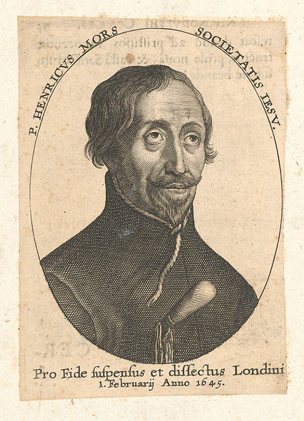 Nemecký grafik zo 17. storočia – Portrét P.Henrika Morsa 