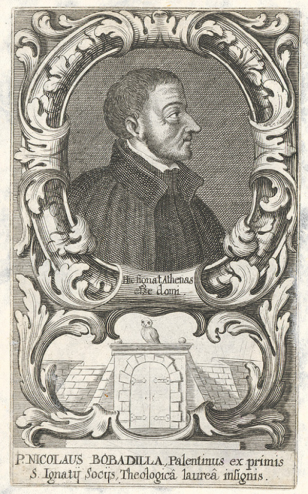 Stredoeurópsky grafik z 18. storočia – Portrét P. Nicolasa Bobadilla-a 