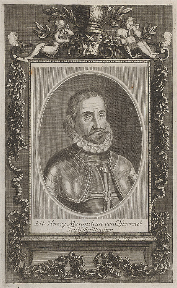 Stredoeurópsky grafik zo 17. storočia – Portrét Maximiliána II. 