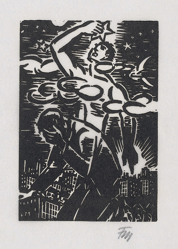 Frans Masereel – Muž dotýkajúci sa hviezd 