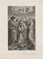 Francesco Rosaspina, Raffael – Sv. Cecília obklopená sv. Pavlom, sv. Jánom, Máriou Magdalénou a Augustínom 