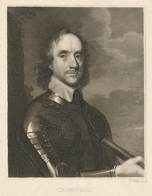Friedrich Weber – Portrét generála Cromwella 