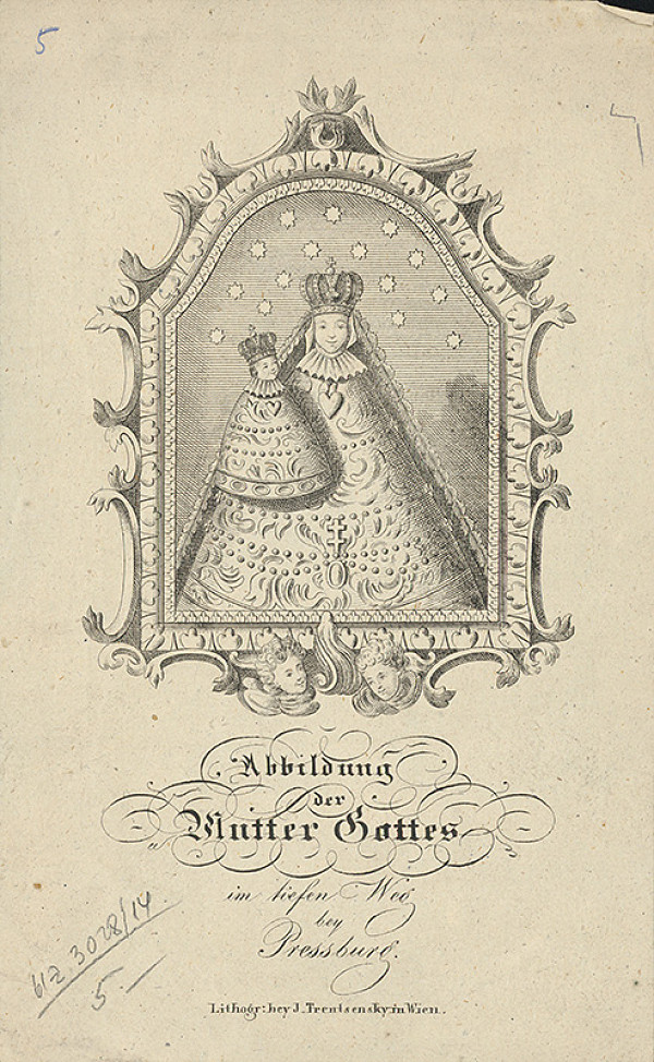 Josef Trentsensky – Milosrdná socha Panny Márie v kaplnke na Hlbokej ceste v Bratislave 