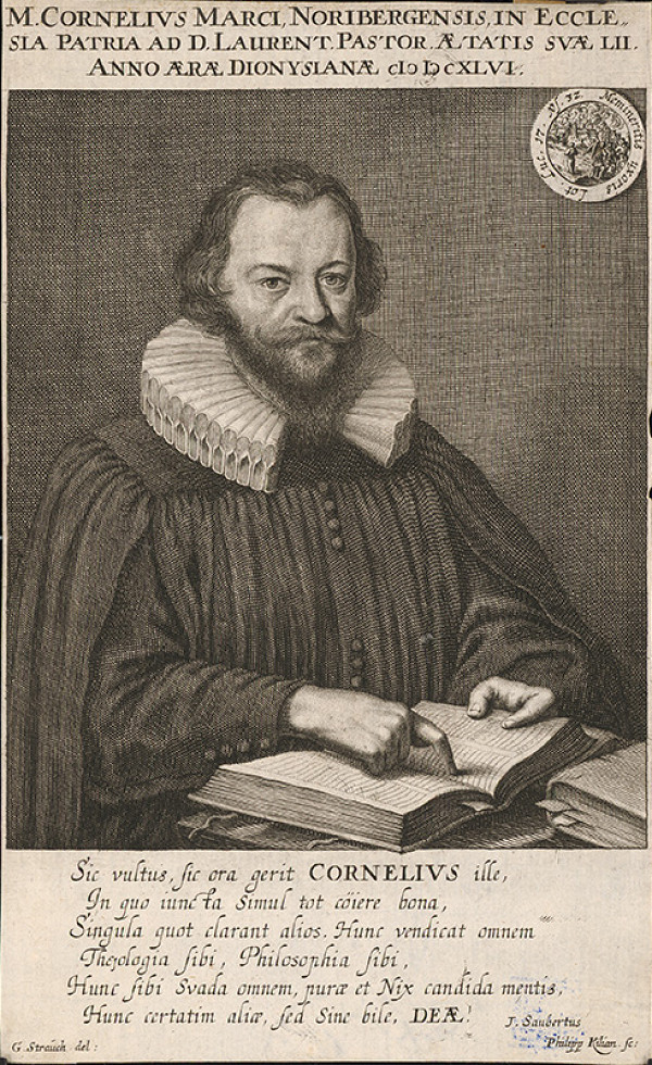 Wolfgang Philipp Kilian, Georg Strauch – Portrét kazateľa Kornelia