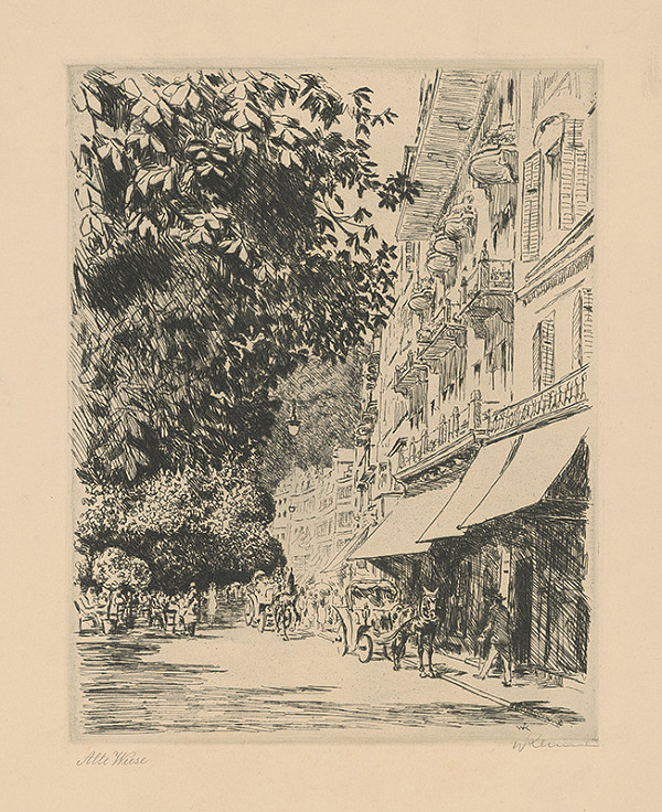 Nemecký grafik z 20. storočia – Stará lúka 