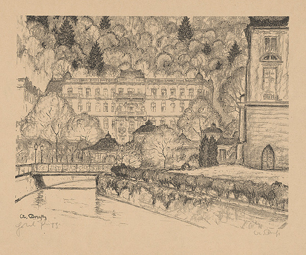 Stredoeurópsky grafik z 20. storočia – Časť mesta 