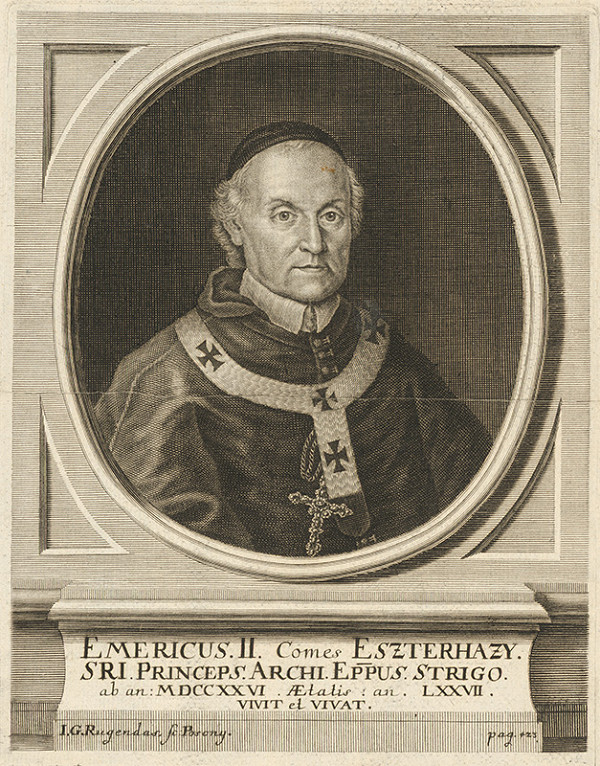 Jeremias Gottlob Rugendas – Portrét Emericusa II. grófa Eszterházyho 