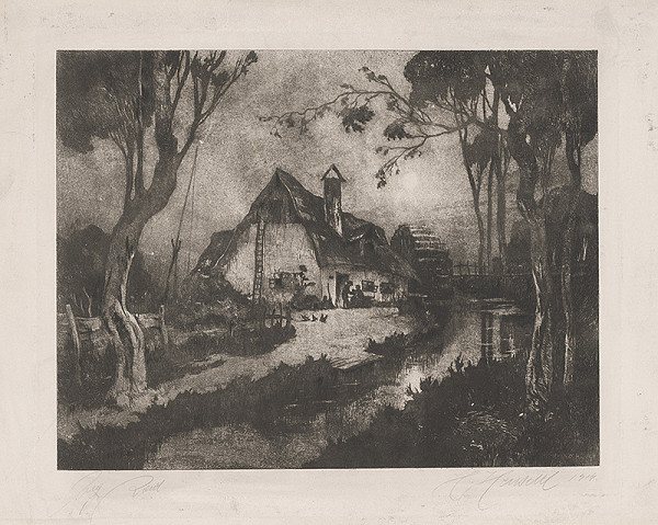 Hugo Henschl – Vodný mlyn 