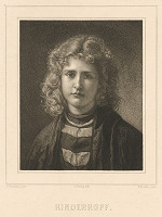 Eduard Büchel, P. Kiessling – Portrét dievčaťa 