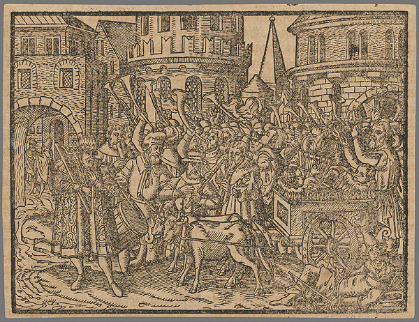 Stredoeurópsky grafik zo 16. storočia – Výjav zo Starého zákona 9. 