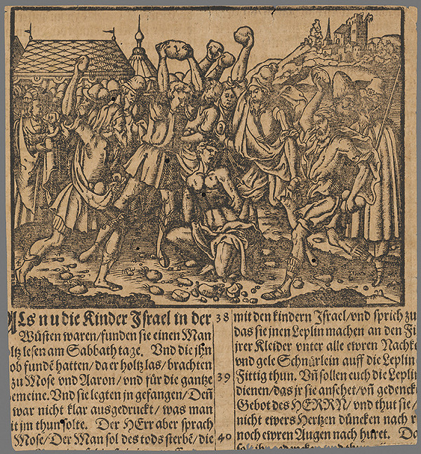 Stredoeurópsky grafik zo 16. storočia – Výjav zo Starého zákona 12. 