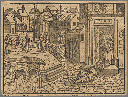 Stredoeurópsky grafik zo 16. storočia – Výjav zo Starého zákona 17. 