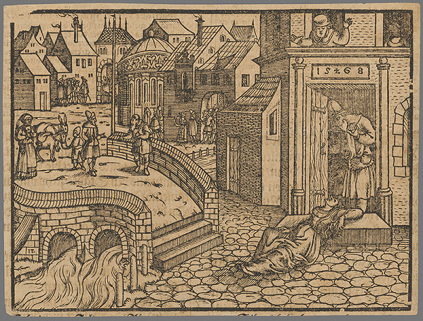 Stredoeurópsky grafik zo 16. storočia – Výjav zo Starého zákona 17. 