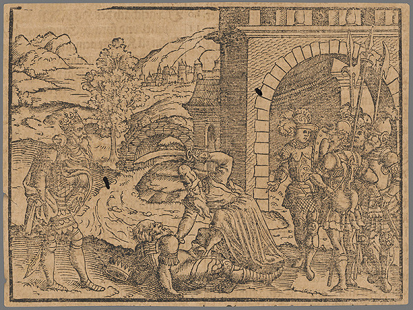 Stredoeurópsky grafik zo 16. storočia – Výjav zo Starého zákona 19. 