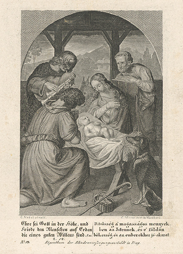 Carl Mayer, Carl Christian Vogel von Vogelstein – Klaňanie pastierov 