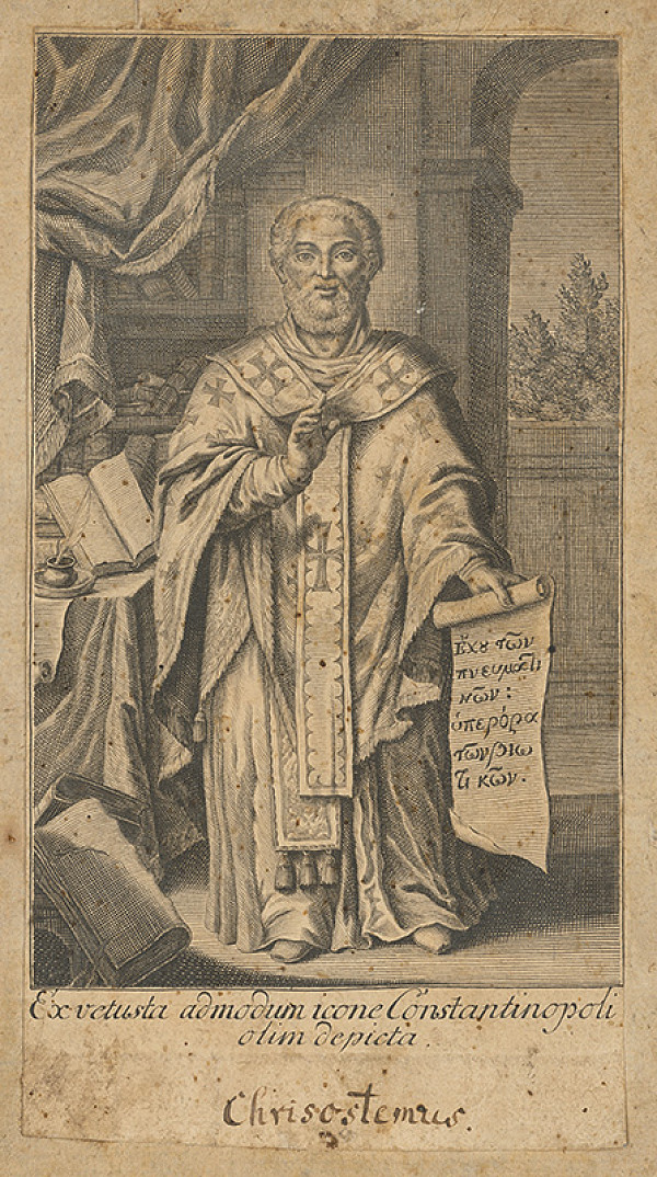 Stredoeurópky grafik z prelomu 18. - 19. storočia – Chrisostemus 