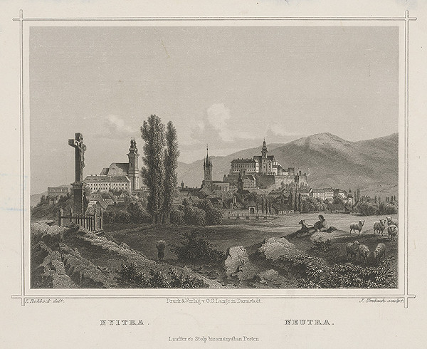 Julius Umbach, Ludwig Rohbock – Pohľad na Nitru 