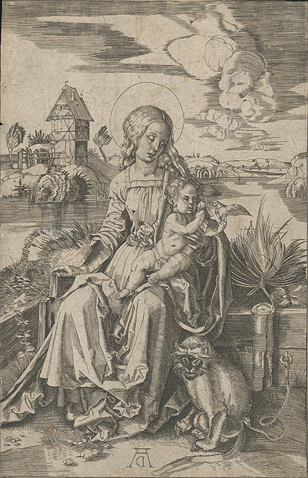 Albrecht Dürer – Madona s dieťaťom a s opicou 