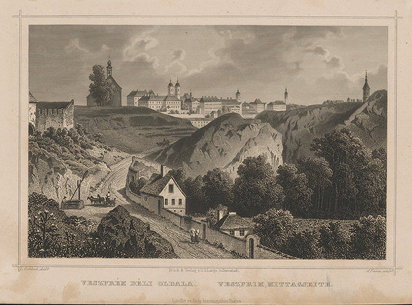 Ludwig Rohbock, A. Fesca – Pohľad na Veszprém 