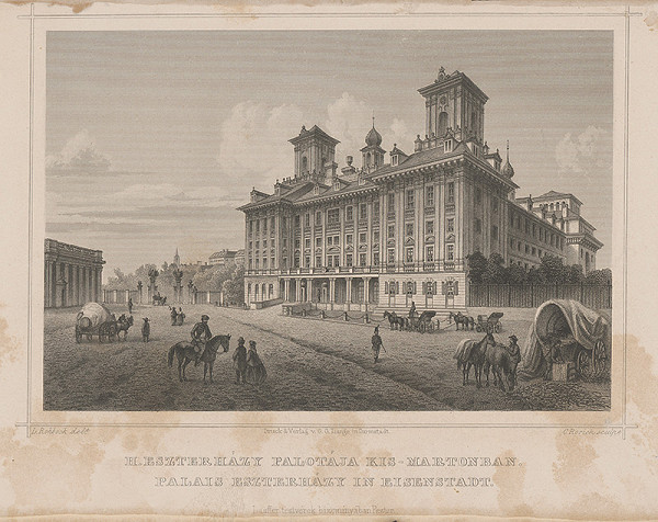 Carl Rorich, Ludwig Rohbock – Palác Esterházyho v Kis-Mártone 