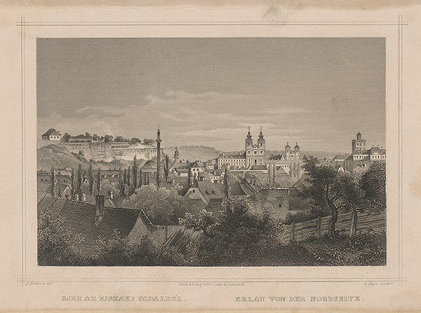 G. Hefs, Ludwig Rohbock – Pohľad na Eger zo severu 