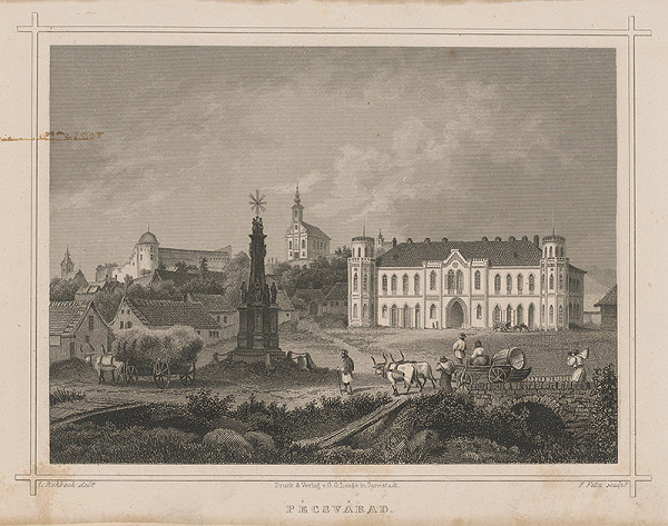 Philipp von Foltz, Ludwig Rohbock – Pohľad na Pécs 