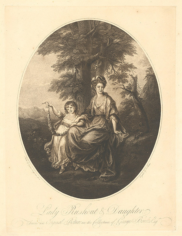 Angelica Kauffmann, Thomas Burke – Lady Rushout s dcérou 