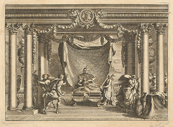 Stredoeurópsky grafik z 18. storočia – Biblický výjav 