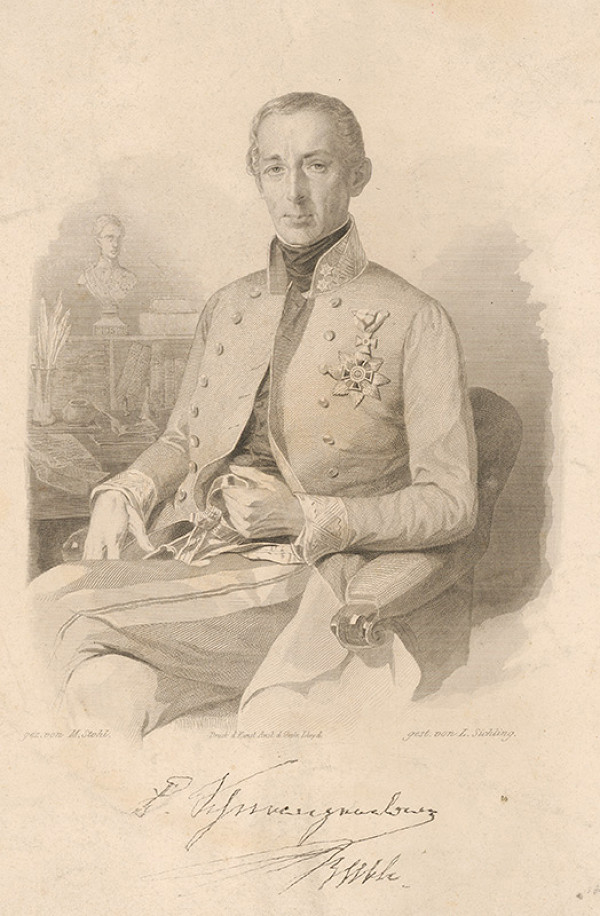 Lazarus Gottlieb Sichling, Michael Stohl – Portrét Felixa Schwarzenberského 