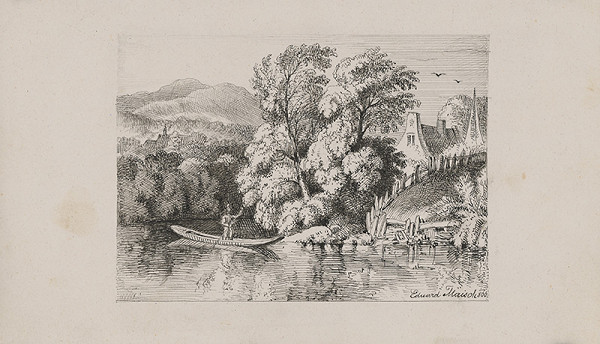 Eduard Majsch – Krajina s riekou 