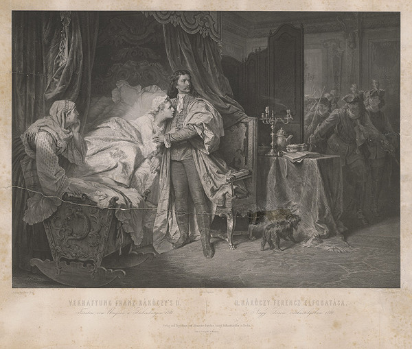 Simon Braun, Gyula Benczúr – Zajatie Františka Rákoczyho II. 