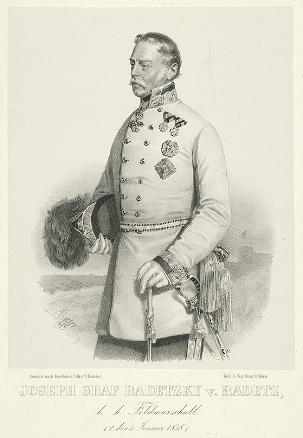Vincenz Katzler, Joseph Kriehuber – Gróf Jozef Radecký 
