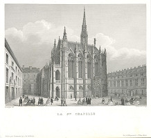 Adolphe Rouargue, Chamouin – Kostol La Chapelle v Paríži 