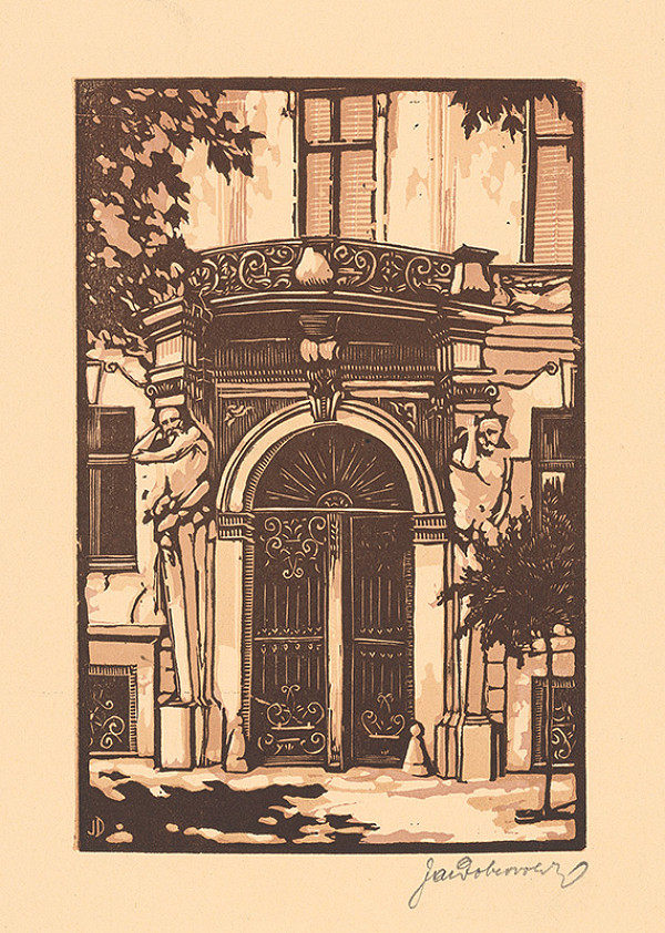 Jaroslav Dobrovolský – Portál paláca v Bratislave 